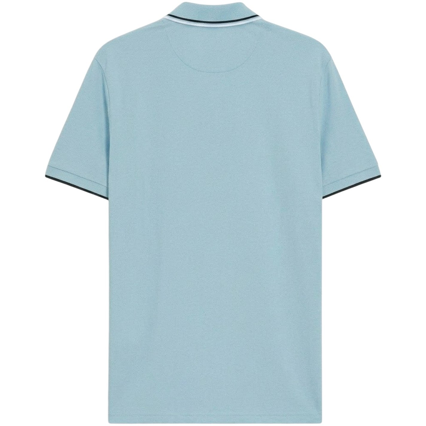 Pastel Blue - Back - Boss Mens Paddy Pro Cotton Pique Polo Shirt