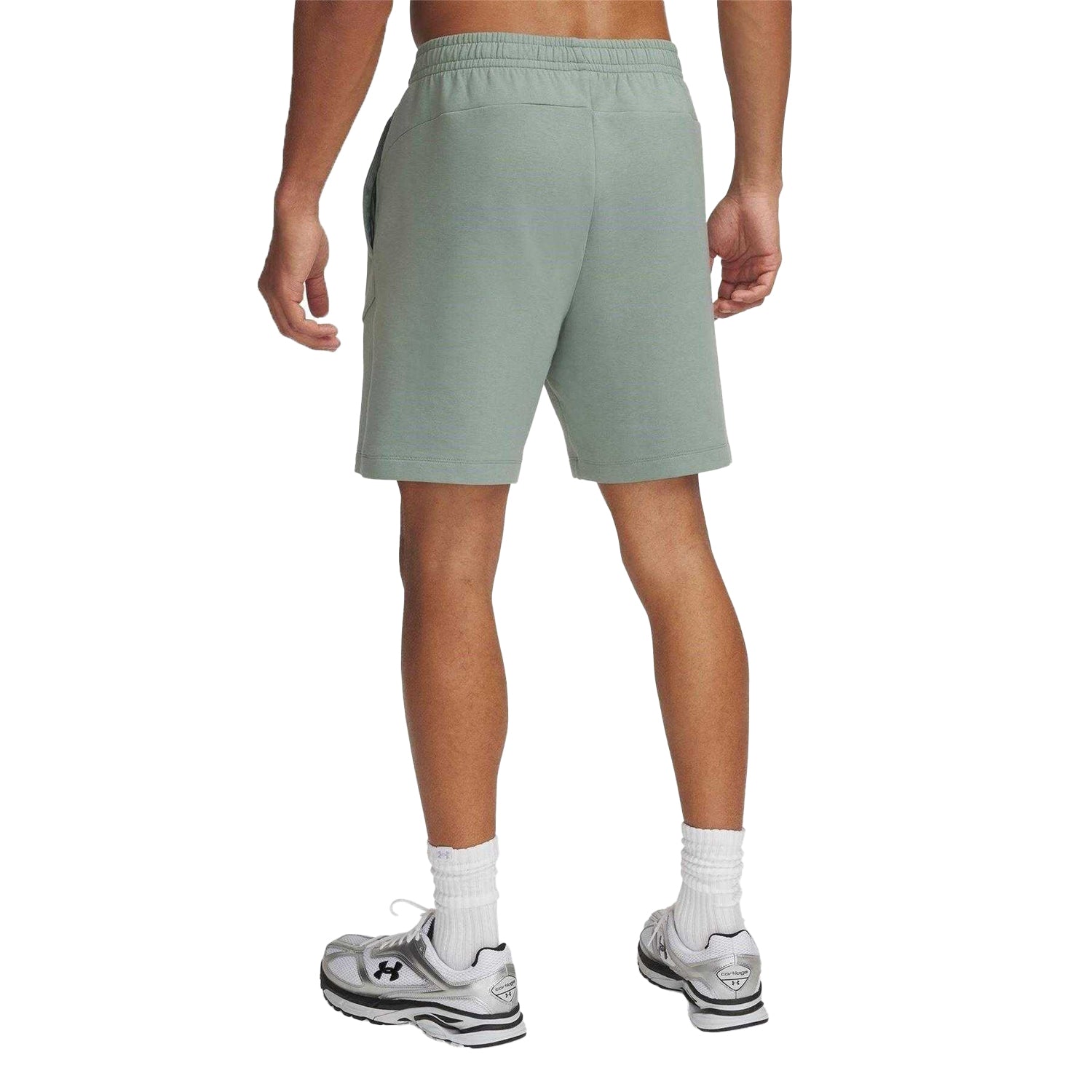 Green-Blue - Back - Under Armour Mens Unstoppable Sweat Shorts