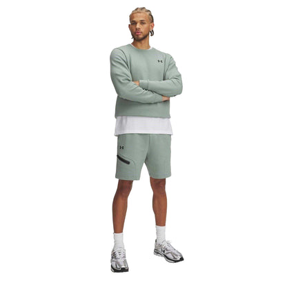 Green-Blue - Lifestyle - Under Armour Mens Unstoppable Sweat Shorts