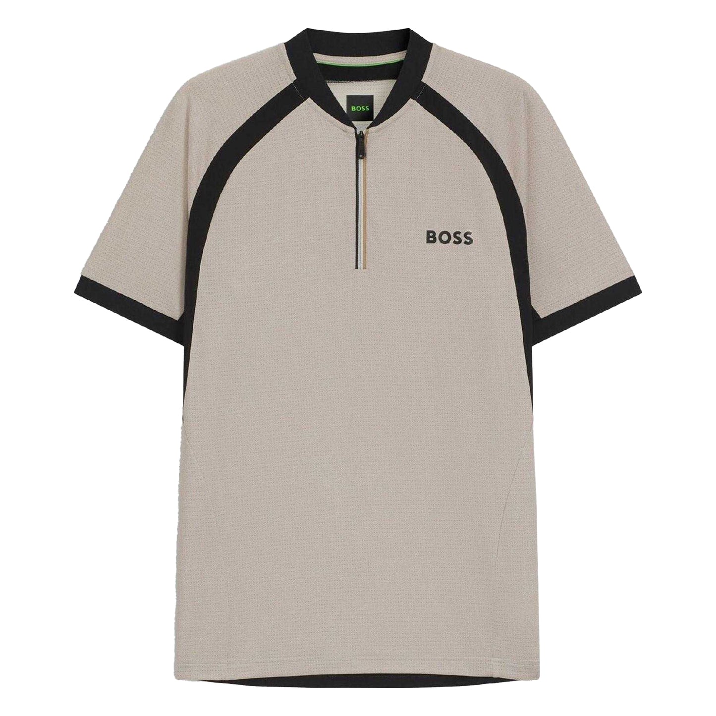 White - Front - Boss Mens PL_TOC Matchball Slim Short-Sleeved Polo Shirt