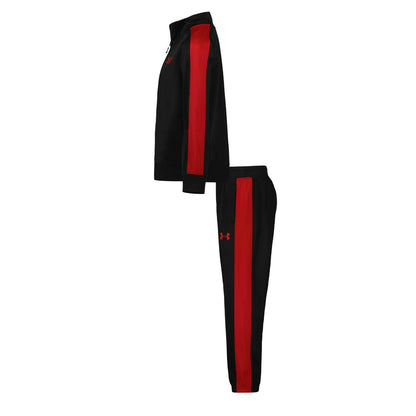 Black-Red - Side - Under Armour Baby Tracksuit