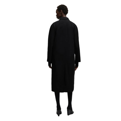 Black - Back - Boss Womens-Ladies Copilot Regular Overcoat