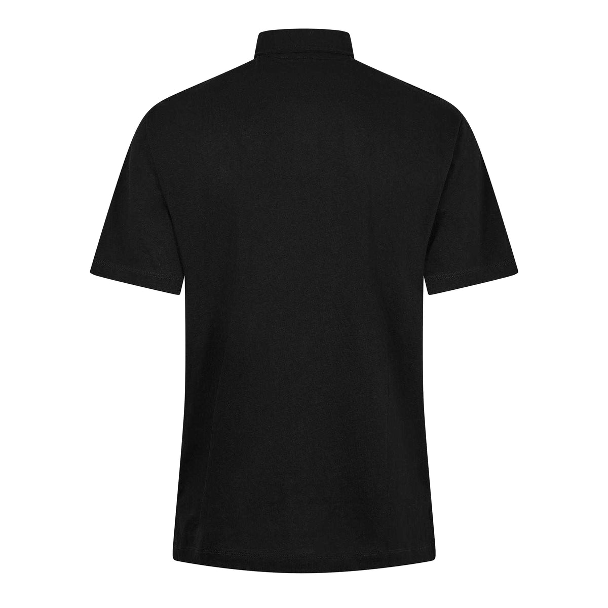 Black - Back - Armani Exchange Mens Badge Logo Polo Shirt