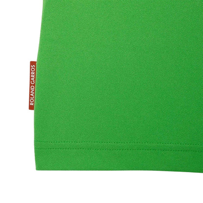 Green - Lifestyle - Lacoste Mens Roland Garros Edition Striped Ultra Dry Slim Short-Sleeved Tennis Polo Shirt