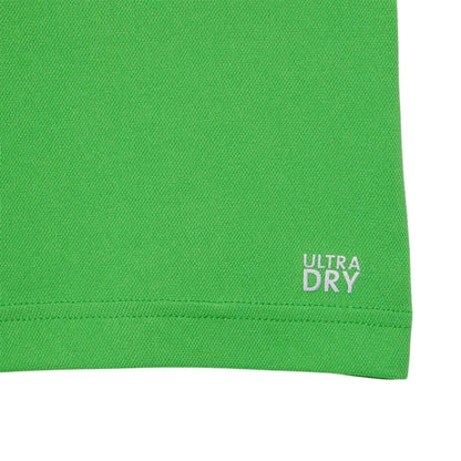Green - Pack Shot - Lacoste Mens Roland Garros Edition Striped Ultra Dry Slim Short-Sleeved Tennis Polo Shirt