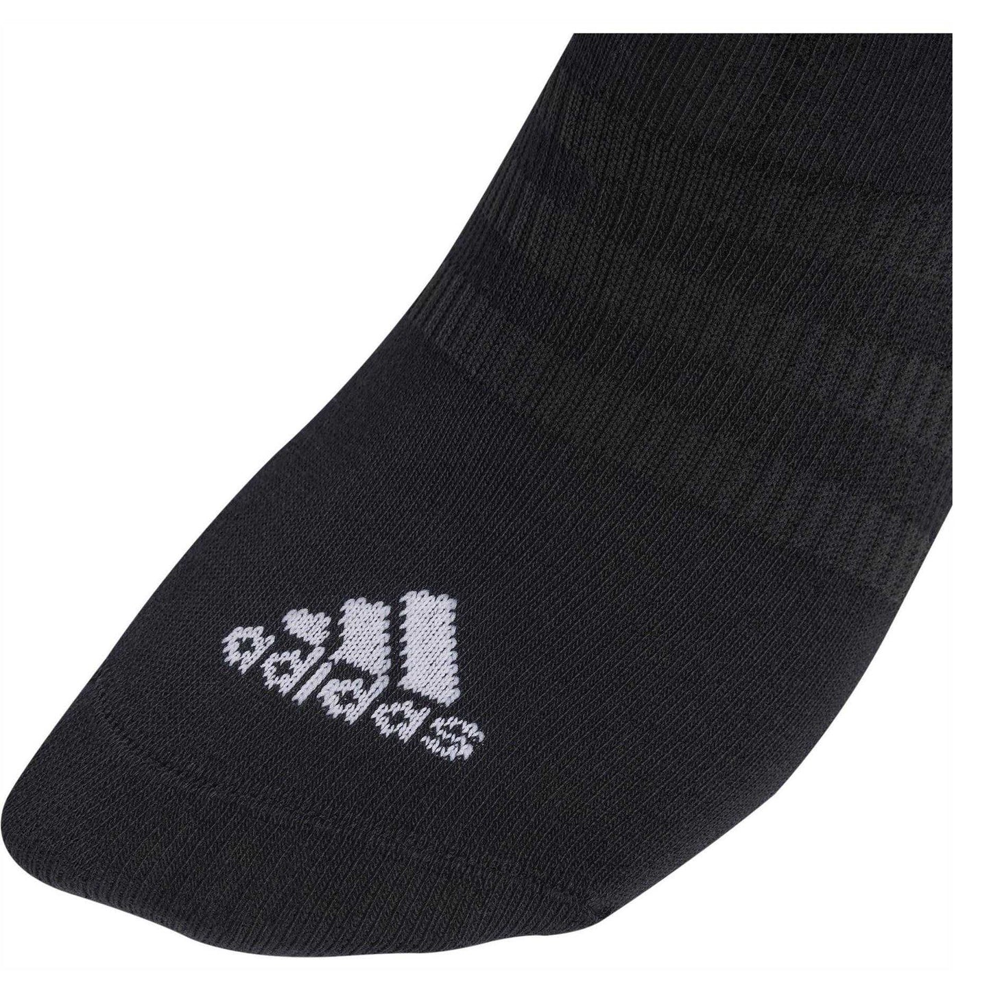 Black-White - Lifestyle - Adidas Unisex Adult Logo No-Show Socks (Pack of 3)