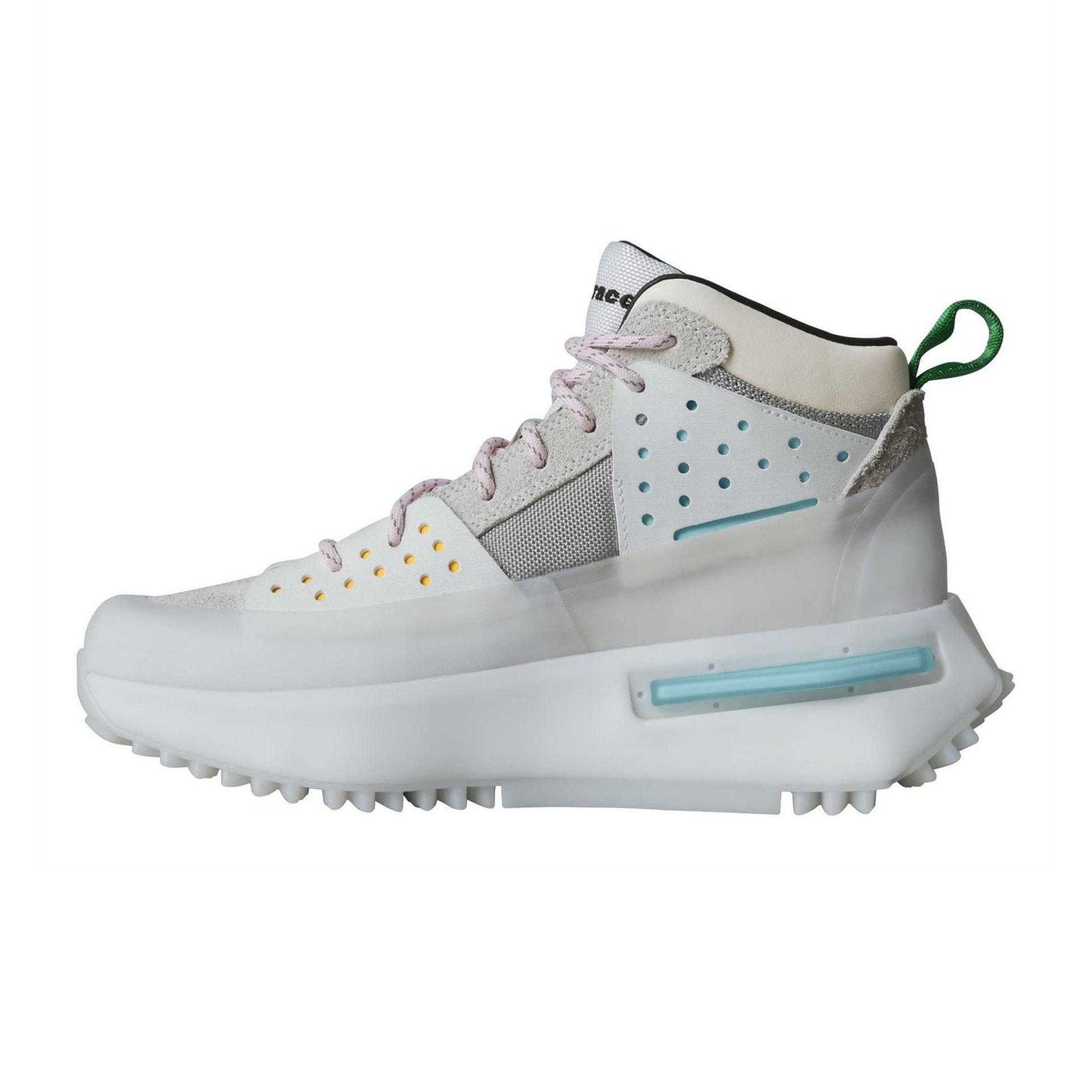 White - Side - Adidas Unisex Adult Pharrell NMD Ryat Suede Panel High Top Trainers