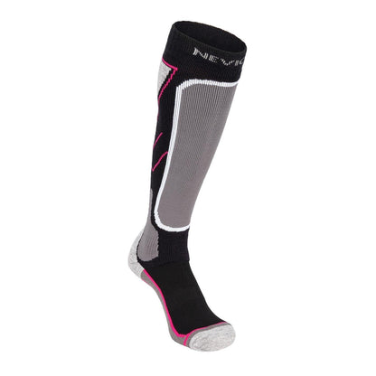 Black - Back - Nevica Womens-Ladies Meribel Ski Socks (Pack of 2)