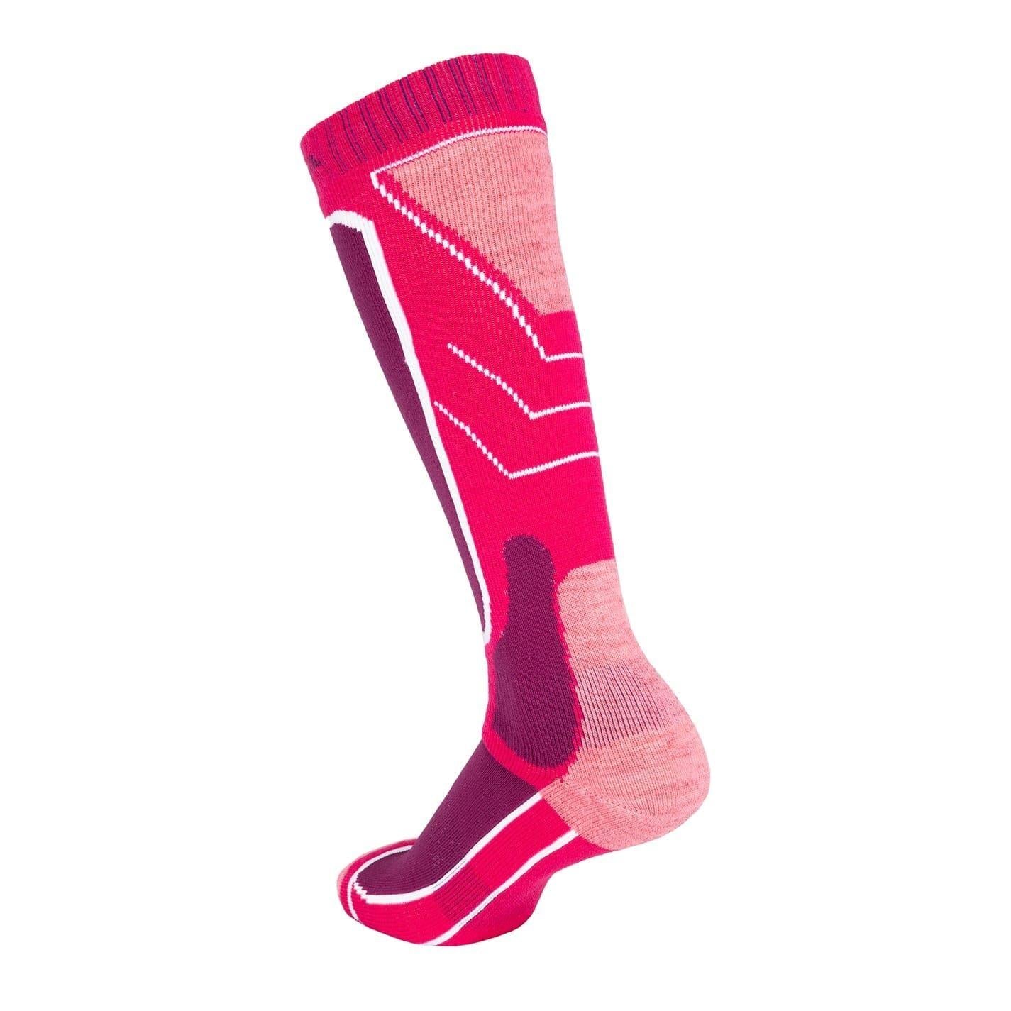Dark Lilac - Side - Nevica Womens-Ladies Meribel Ski Socks (Pack of 2)