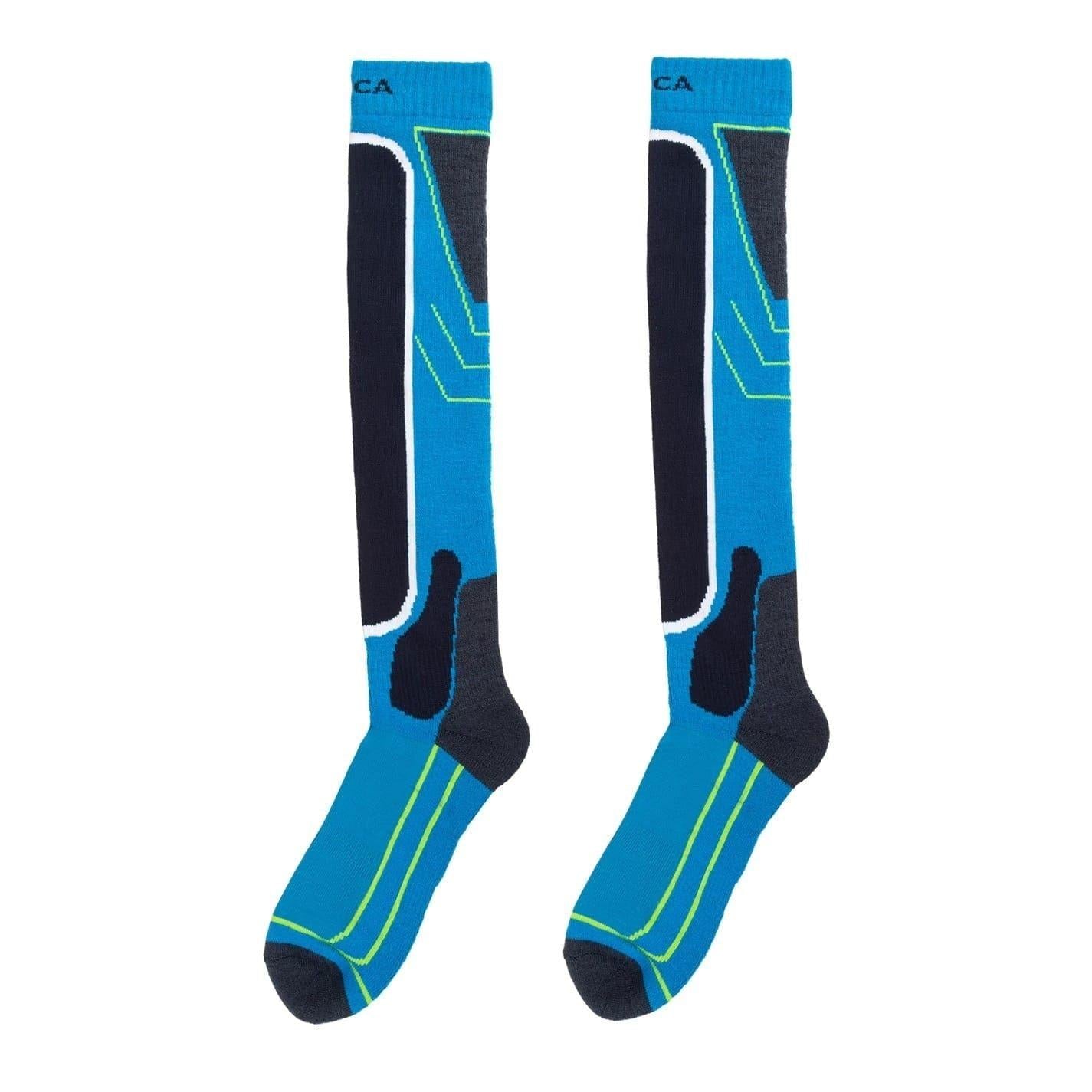 Blue - Front - Nevica Womens-Ladies Meribel Ski Socks (Pack of 2)