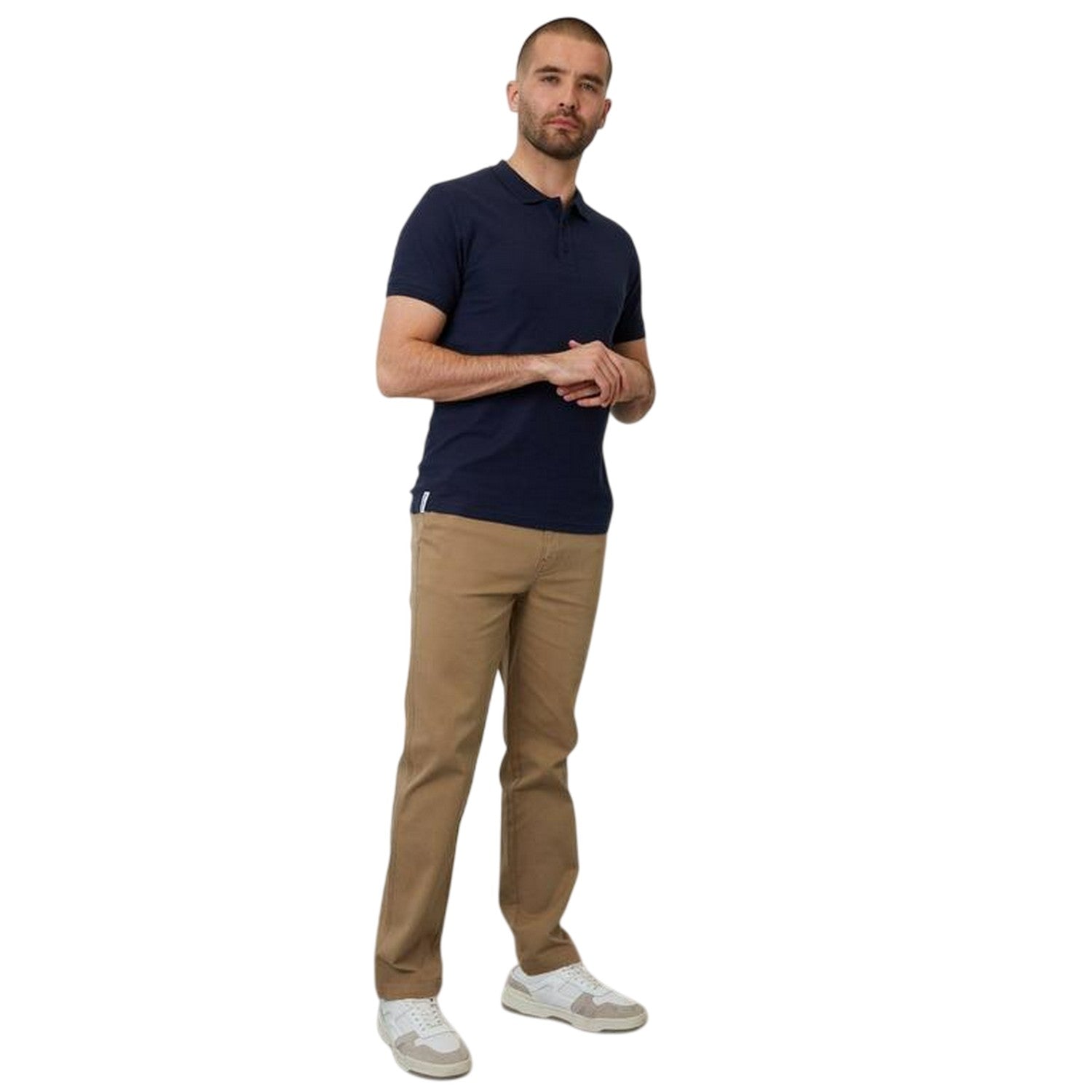 Navy - Lifestyle - Threadbare Mens Malbork Short-Sleeved Polo Shirt