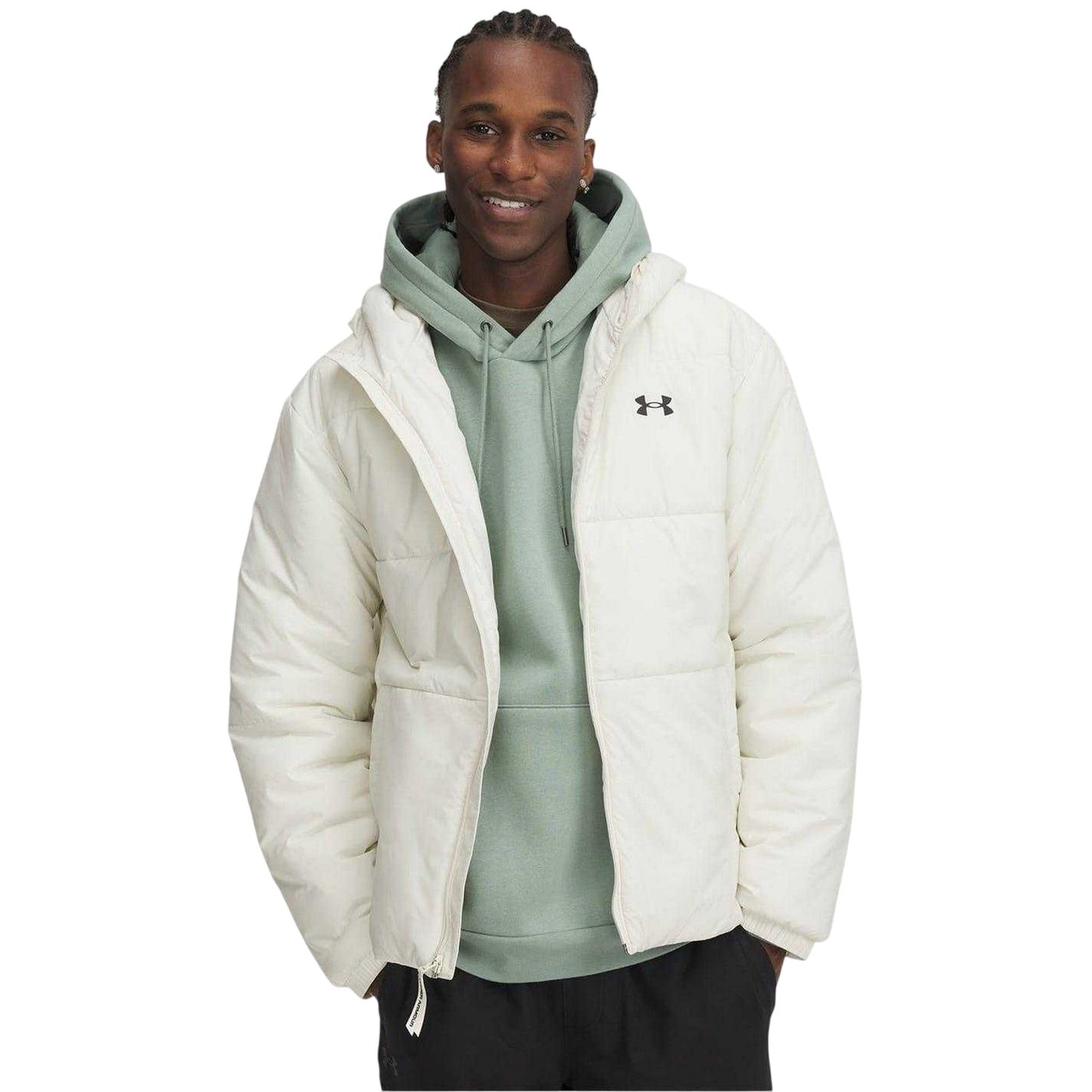 Brown - Front - Under Armour Mens Lightweight Puffer Jacket