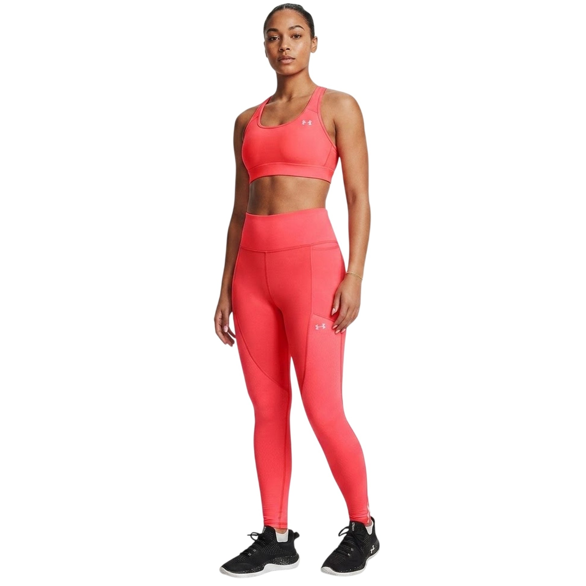 Red - Pack Shot - Under Armour Womens-Ladies Vanish Fitted Leggings