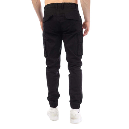 Black - Back - Duck and Cover Mens Chemmer Regular Joggers