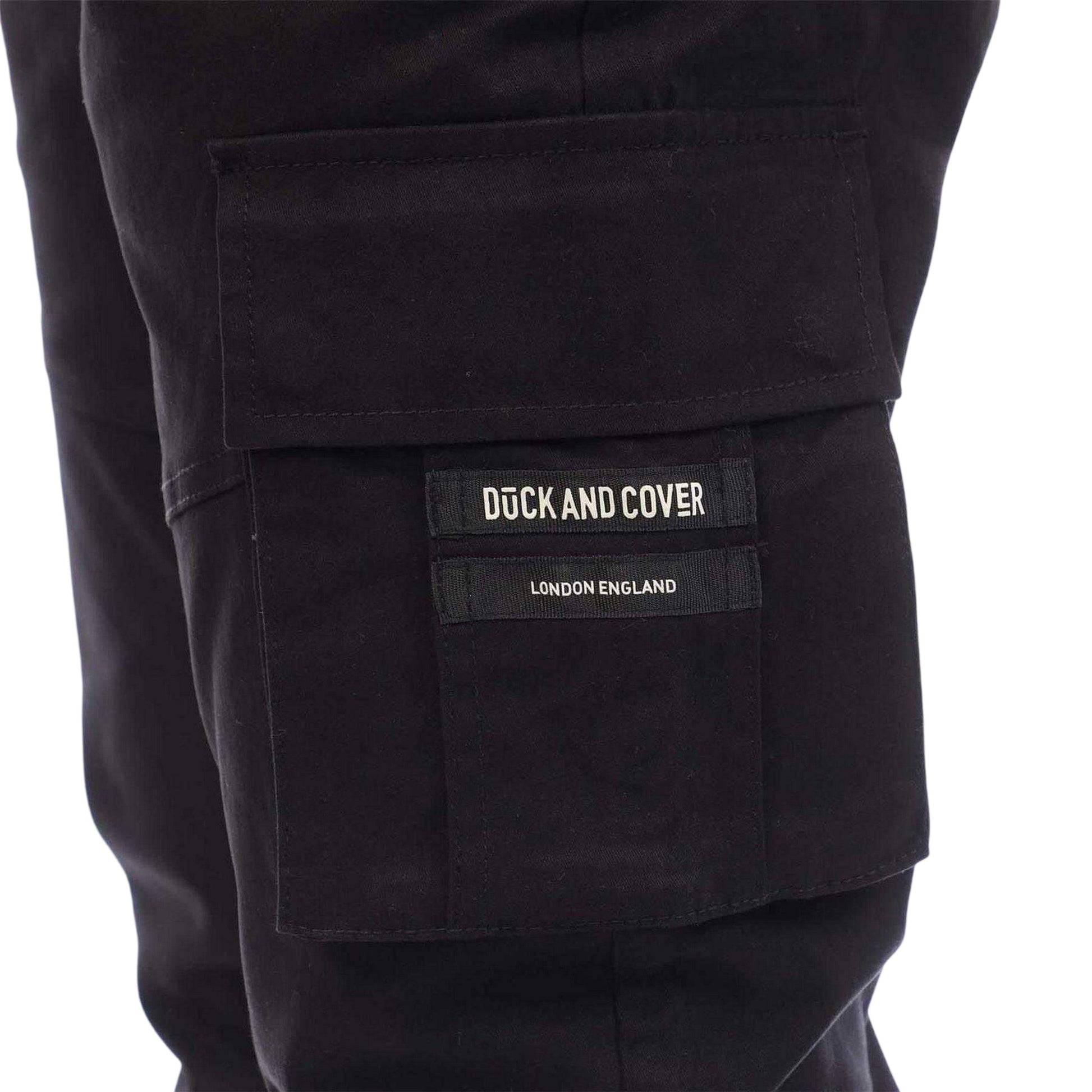 Black - Lifestyle - Duck and Cover Mens Chemmer Regular Joggers