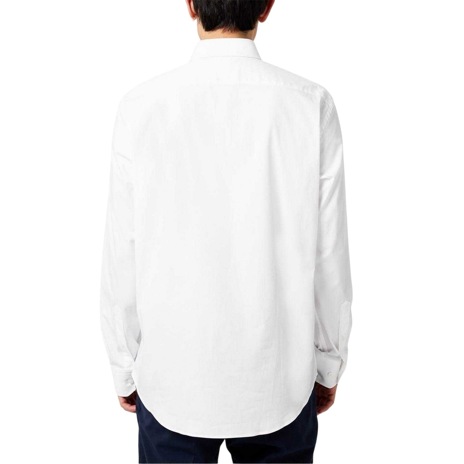 White - Back - Boss Mens Joe Kent Collar Long-Sleeved Shirt