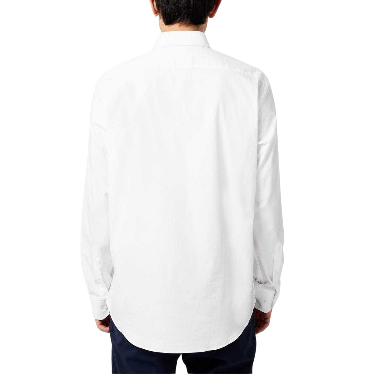 White - Back - Boss Mens Joe Kent Collar Long-Sleeved Shirt