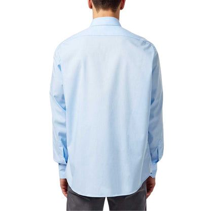 Pale Blue - Back - Boss Mens Joe Kent Collar Long-Sleeved Shirt