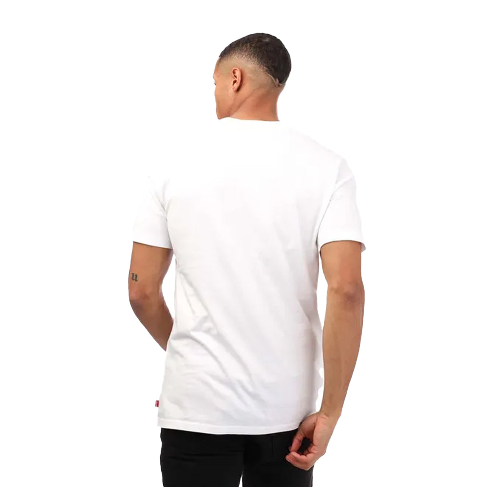 White - Back - Levis Mens Graphic Crew Neck T-Shirt