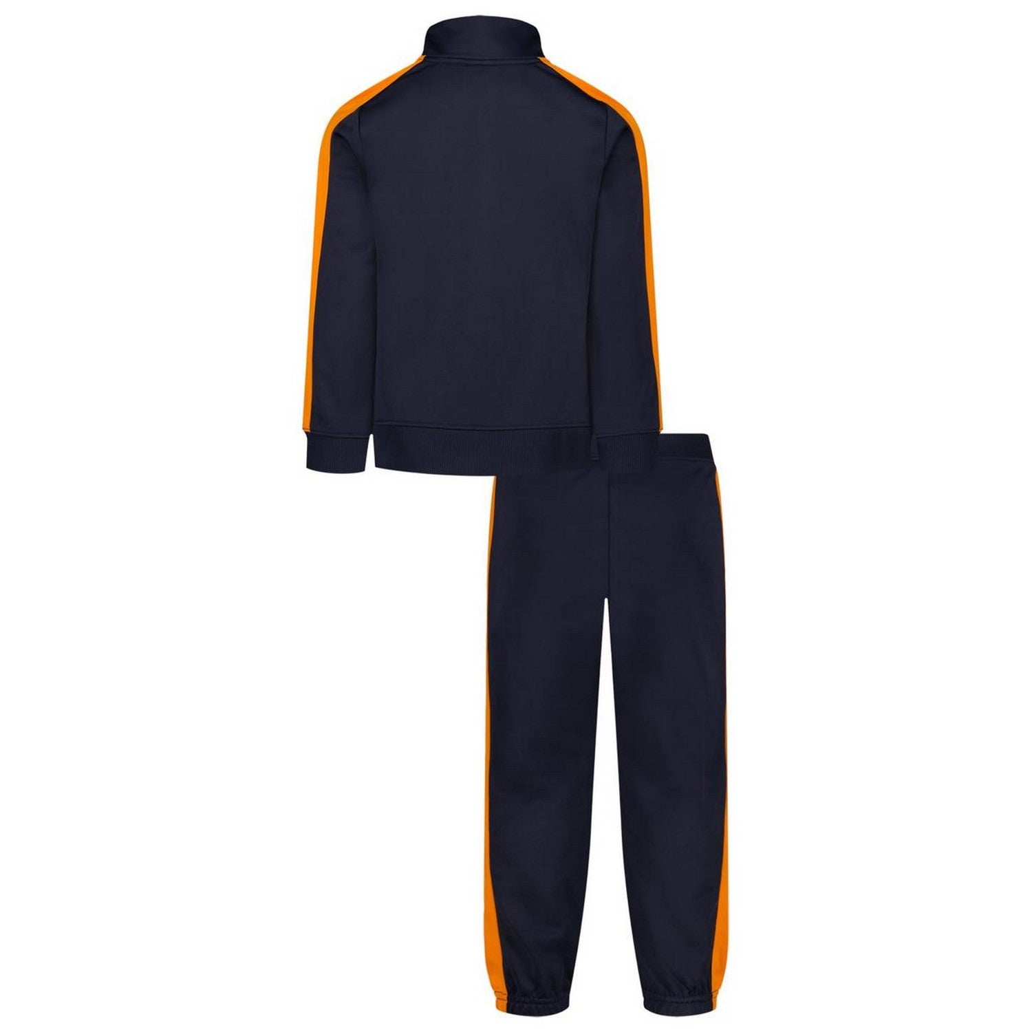 Navy-Orange - Back - Under Armour Boys Tracksuit