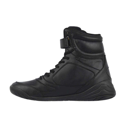 Black - Back - Everlast Mens Pro E 1910 Leather Lace Up Boxing Boots