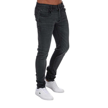 Grey - Front - Duck and Cover Mens Maylead Denim Jeans