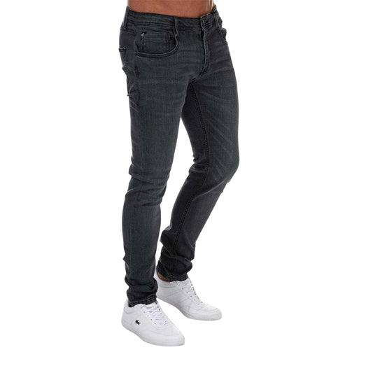 Grey - Front - Duck and Cover Mens Maylead Denim Jeans