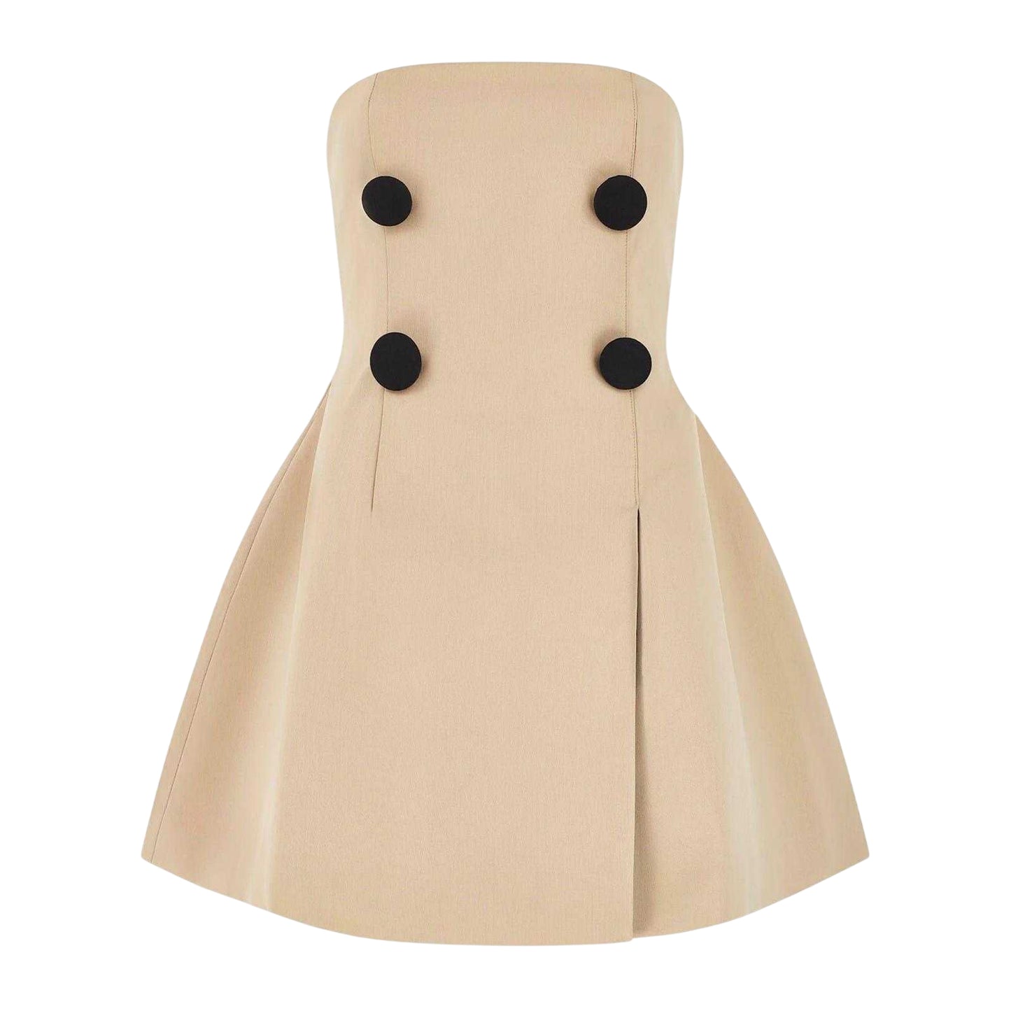 Beige - Front - Odd Muse Womens-Ladies The Ultimate Bandeau Mini Dress
