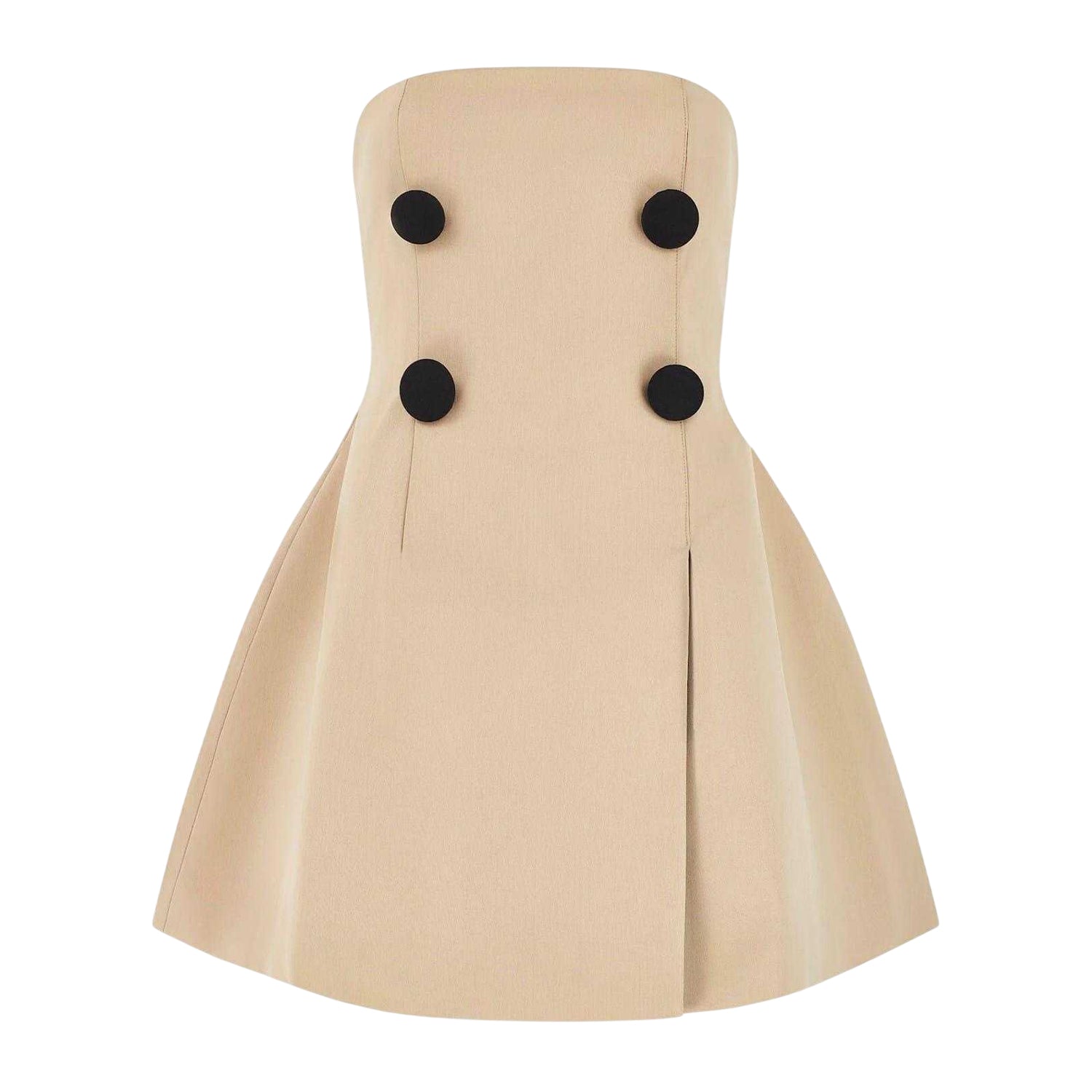 Beige - Front - Odd Muse Womens-Ladies The Ultimate Bandeau Mini Dress