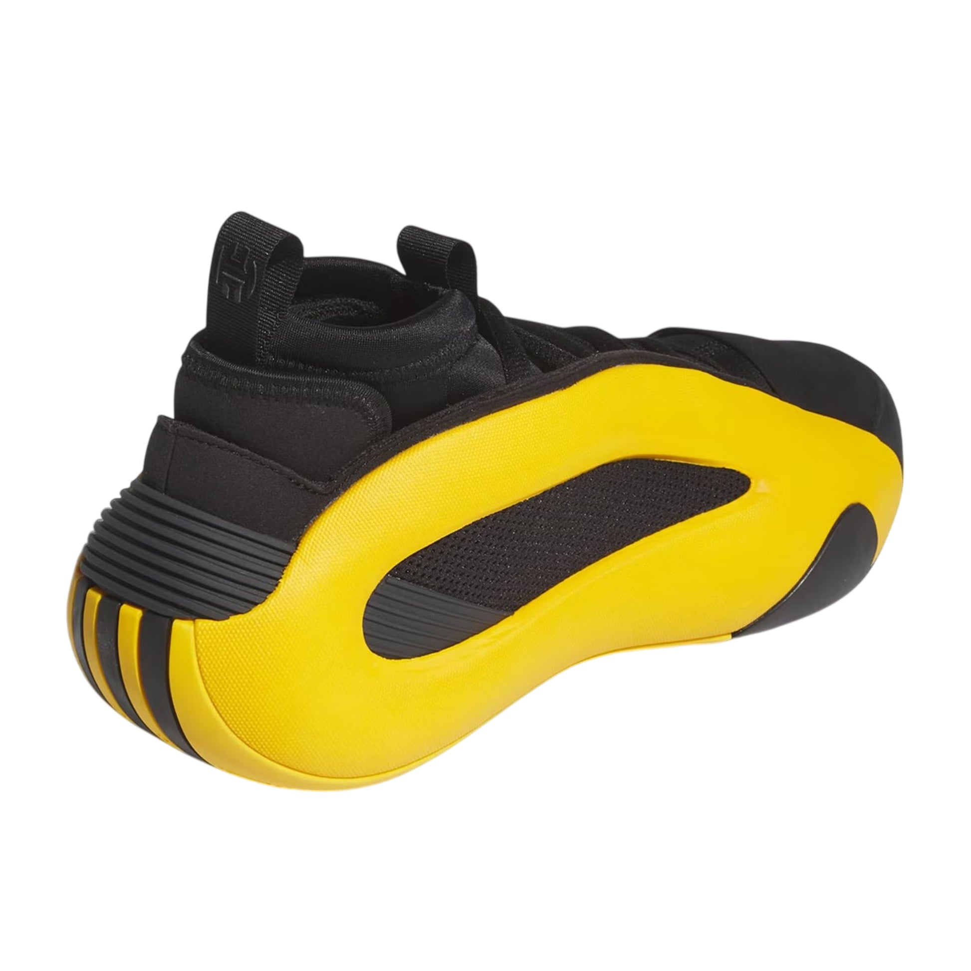 Yellow - Back - Adidas Mens Harden Volume 8 Two Tone Lace Up Basketball Shoes