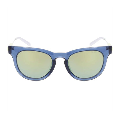 Diffused Blue-Yellow - Front - Nike Trend Oval Sunglasses