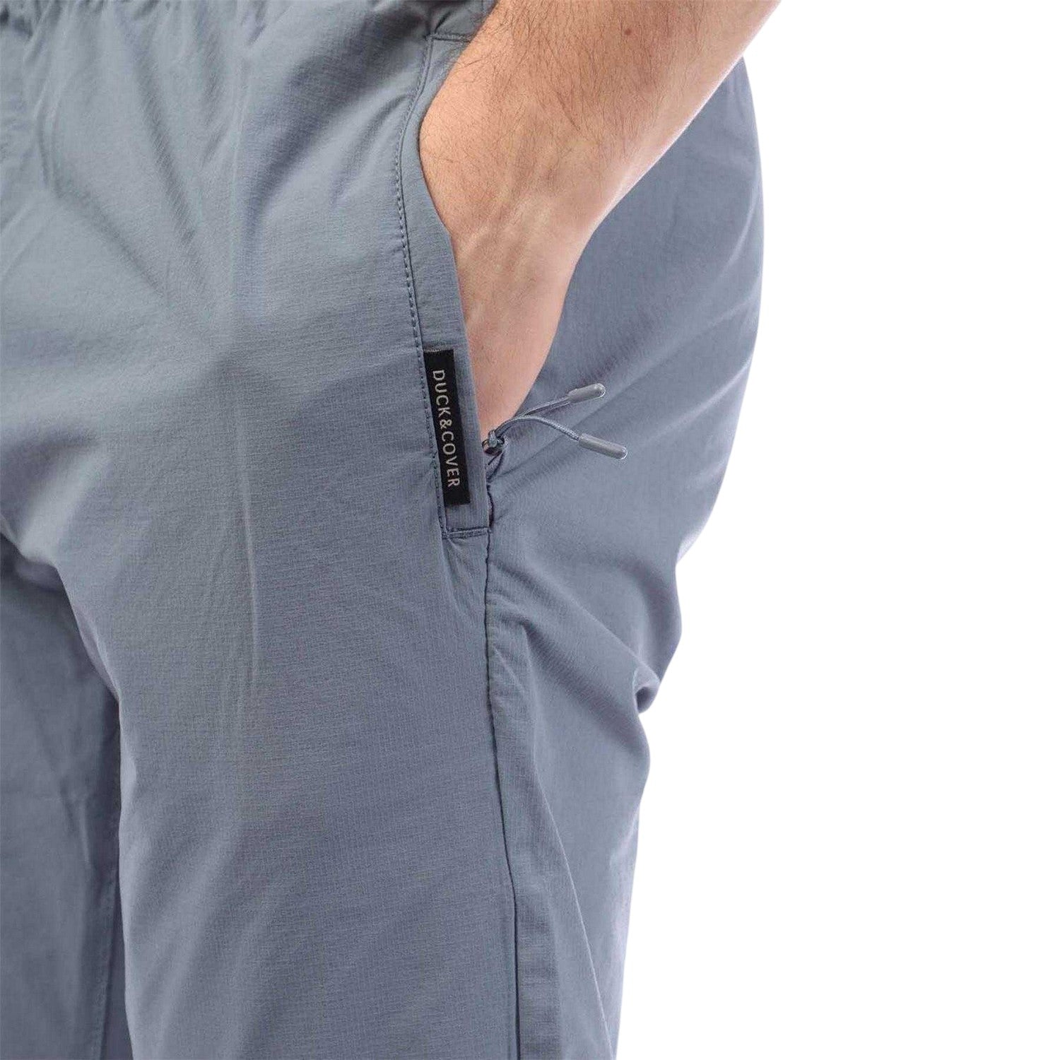 Blue - Lifestyle - Duck and Cover Mens Limatar Nylon Trousers