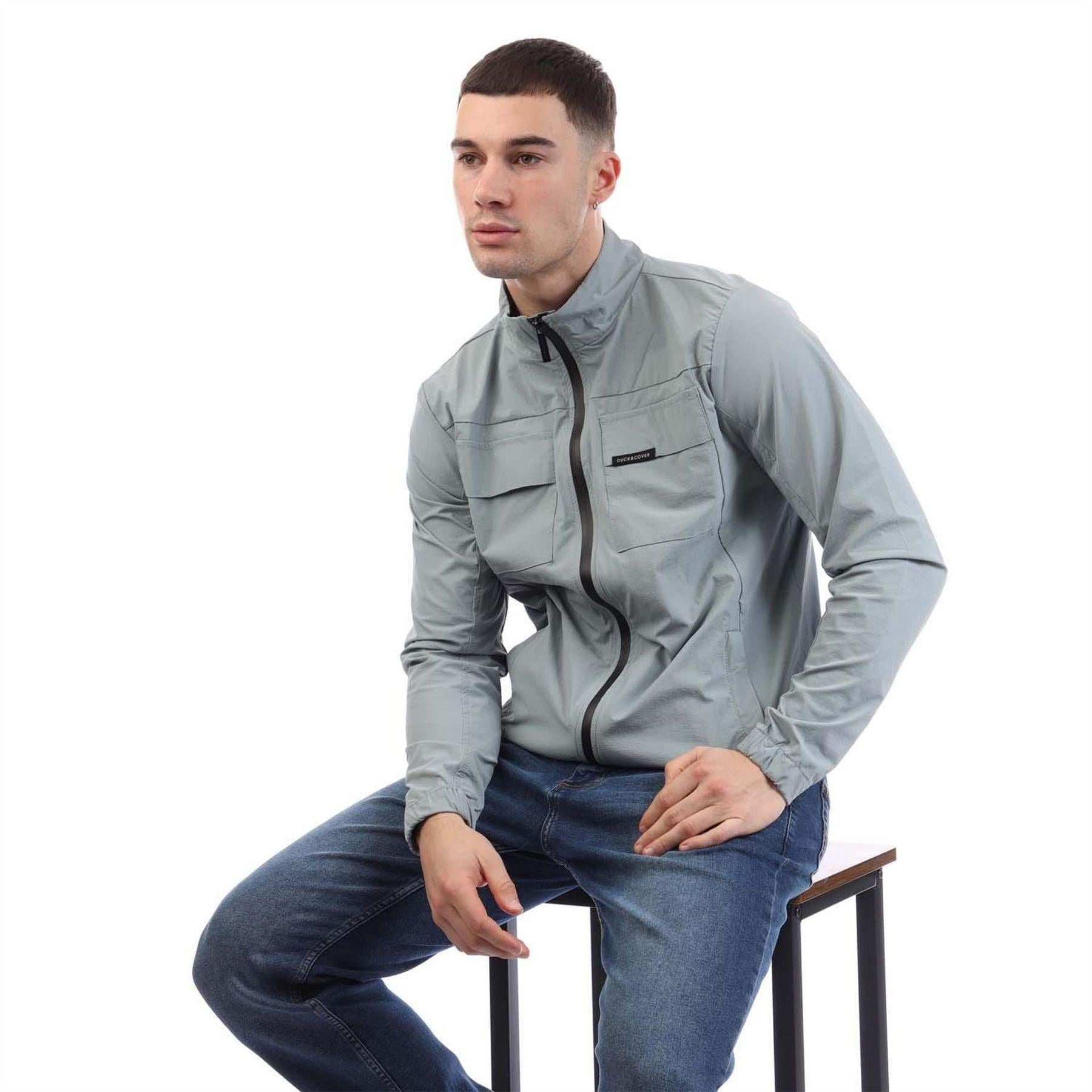 Blue - Lifestyle - Duck and Cover Mens Chamata Jacket