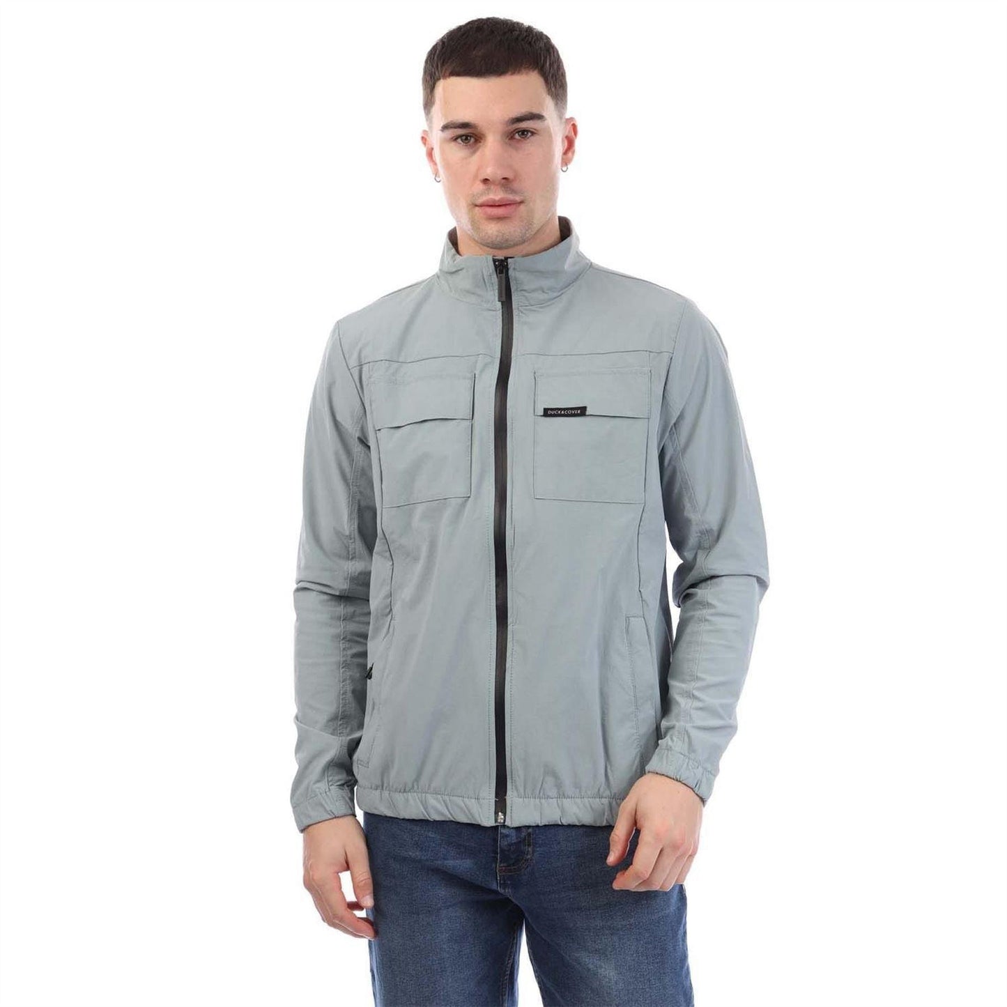 Blue - Front - Duck and Cover Mens Chamata Jacket