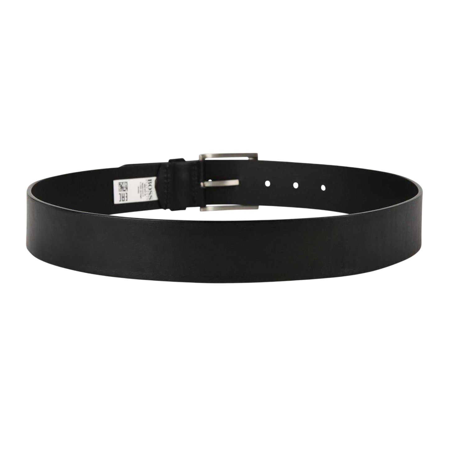 Black - Back - Boss Connio Leather Belt