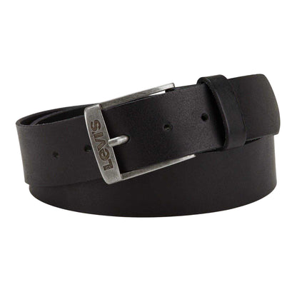 Black - Lifestyle - Levis Mens Duncan Leather Belt