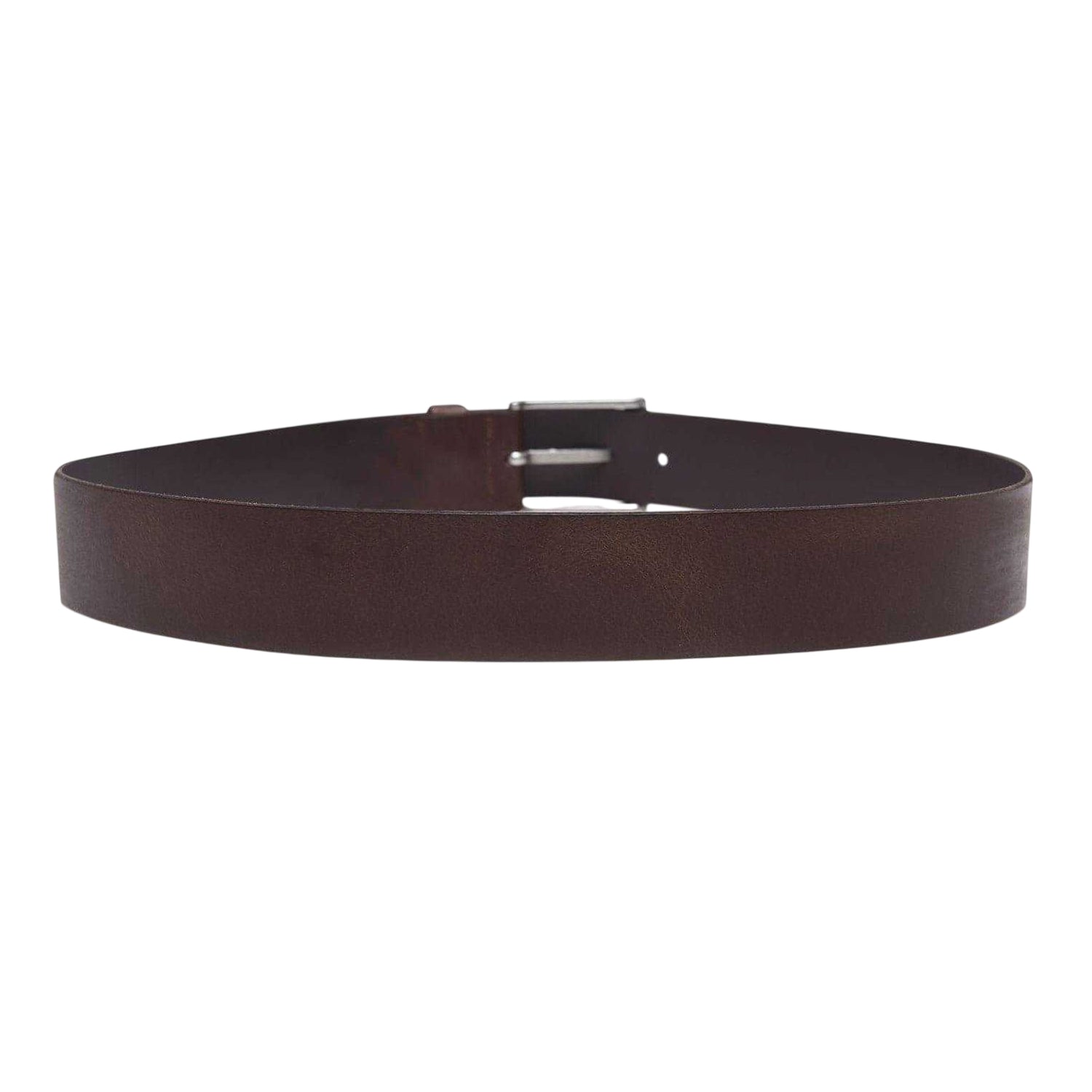 Dark Brown - Back - Levis Mens Duncan Leather Belt
