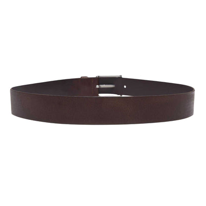 Dark Brown - Back - Levis Mens Duncan Leather Belt