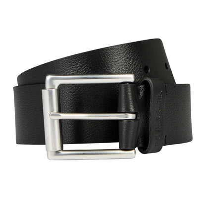 Black - Back - Paul Smith Mens Keeper Leather Belt
