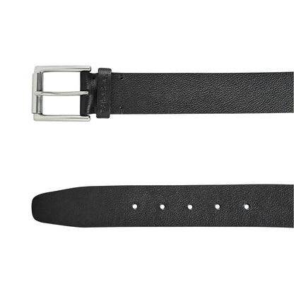 Black - Side - Paul Smith Mens Keeper Leather Belt