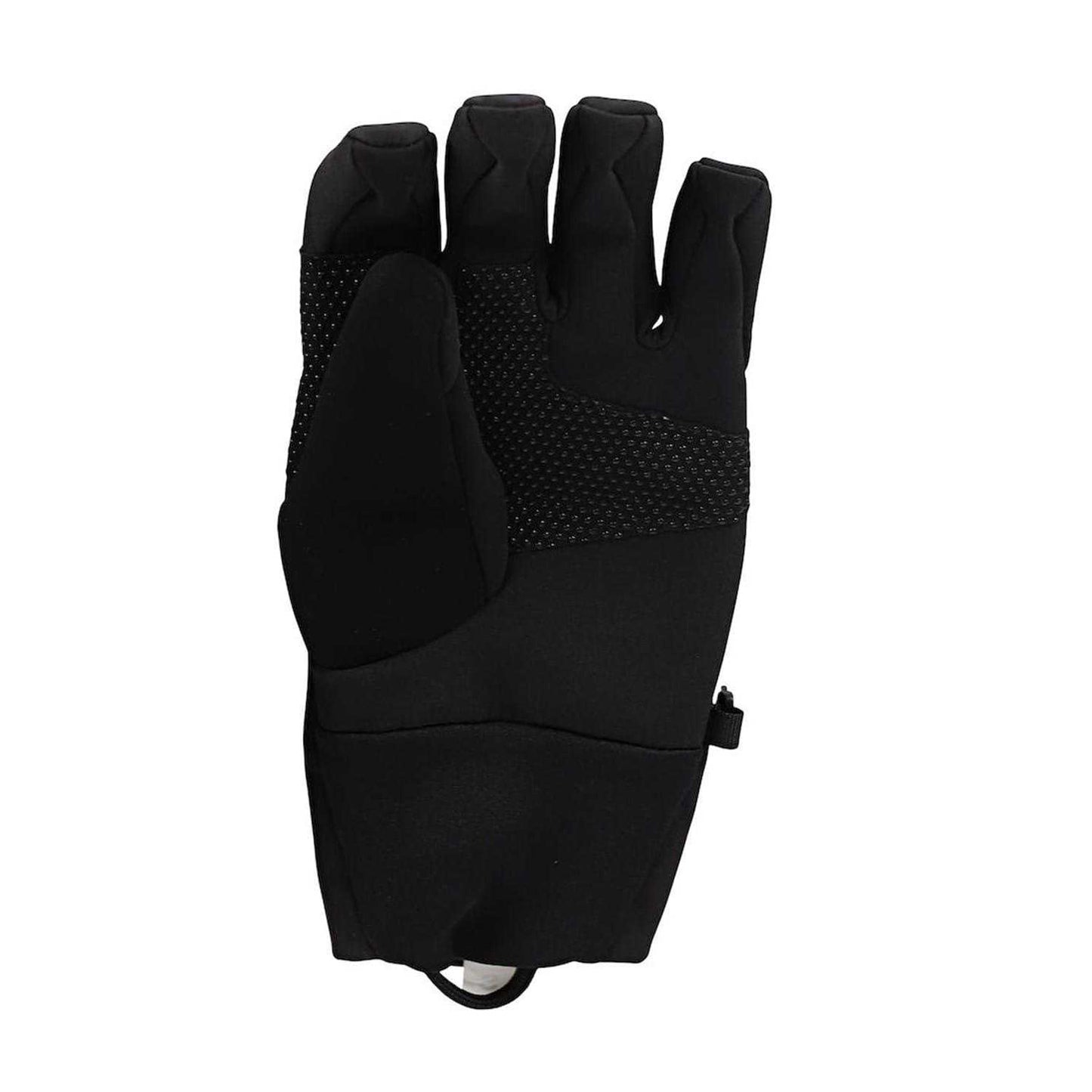 Black - Back - The North Face Womens-Ladies Apex Etip Insulated Walking Gloves