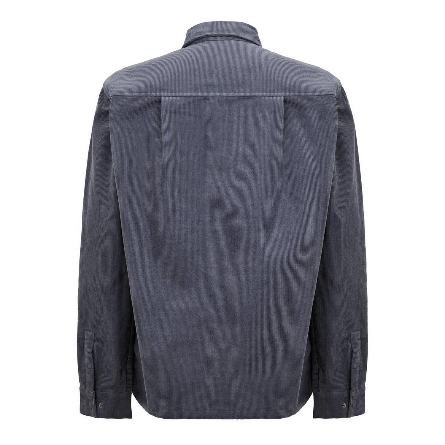 Charcoal - Back - Marshall Artist Mens Corduroy Overshirt