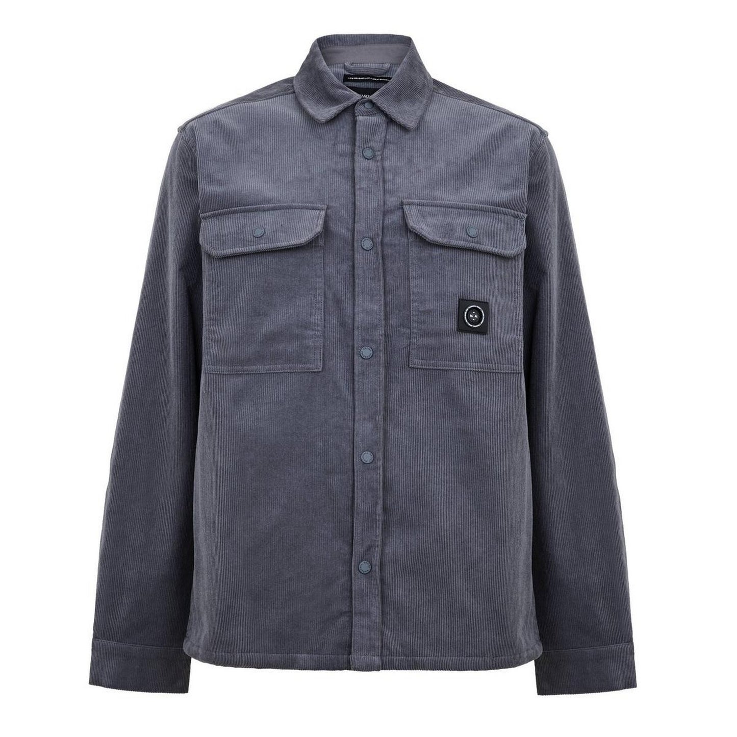 Charcoal - Front - Marshall Artist Mens Corduroy Overshirt