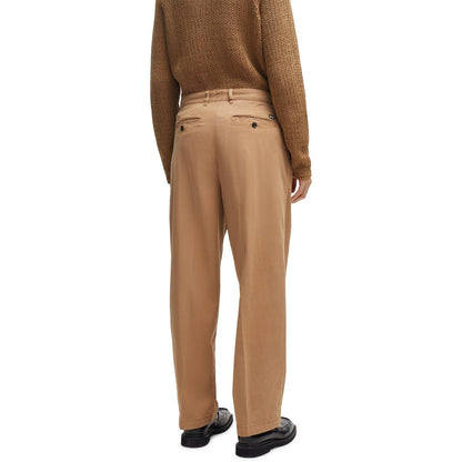 Dark Beige - Back - Boss Mens Kaiden Chinos