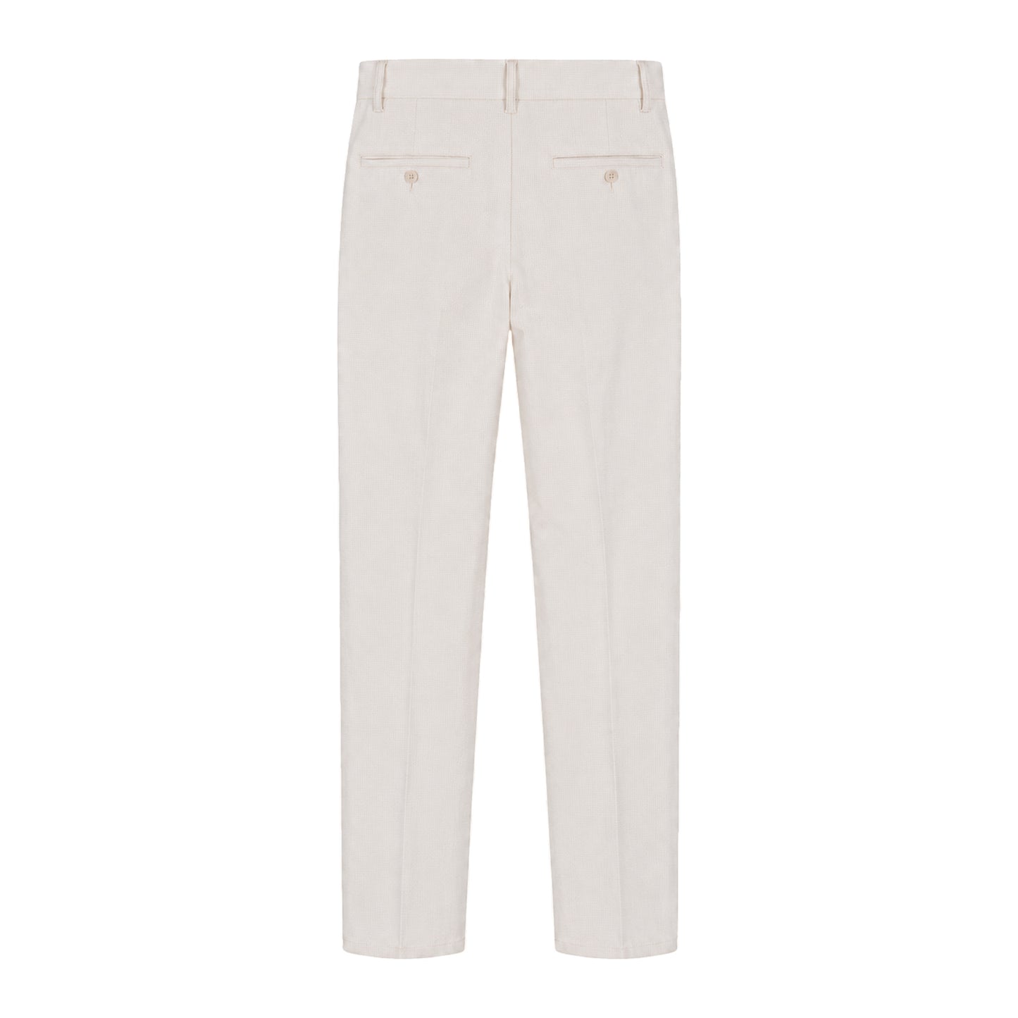 White - Back - Boss Mens Straight Chinos