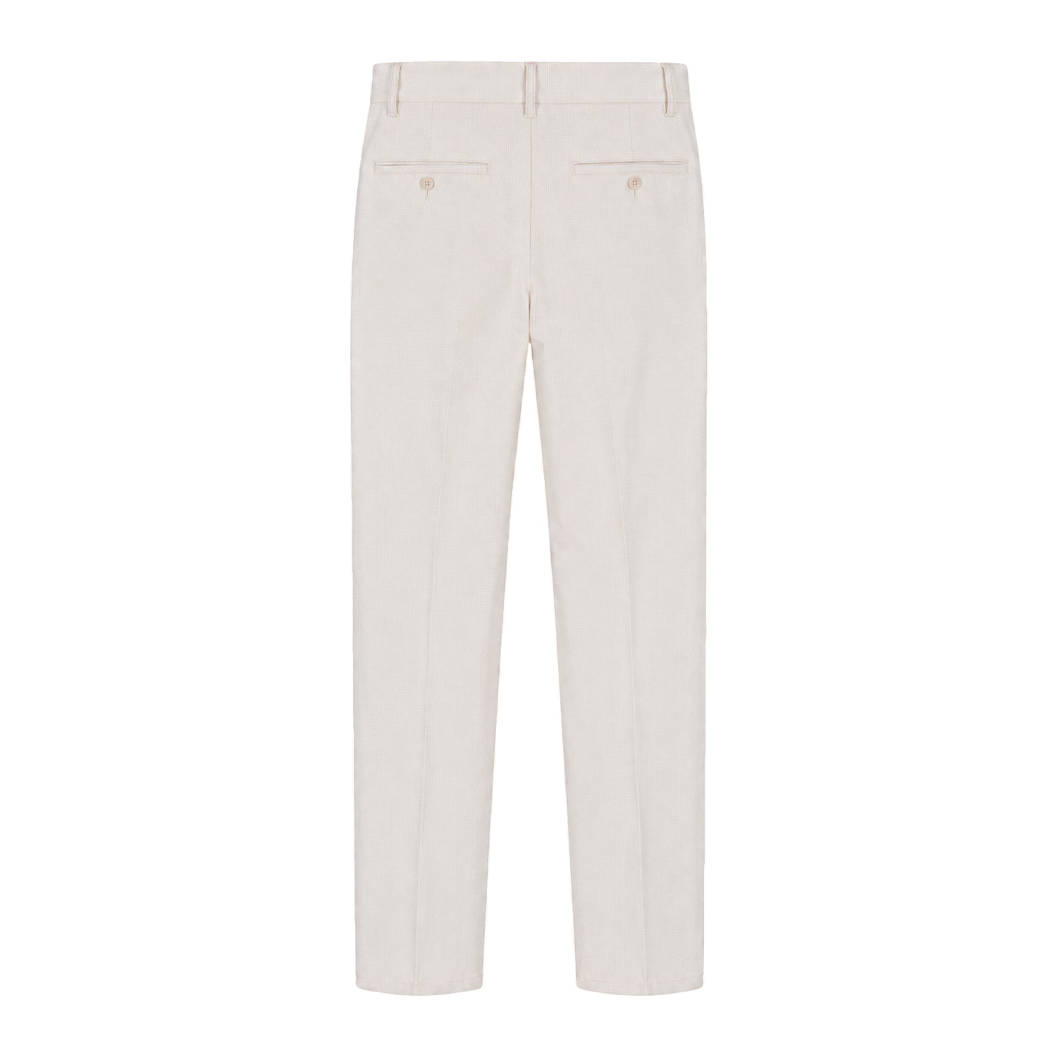 White - Back - Boss Mens Straight Chinos