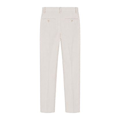 White - Back - Boss Mens Straight Chinos