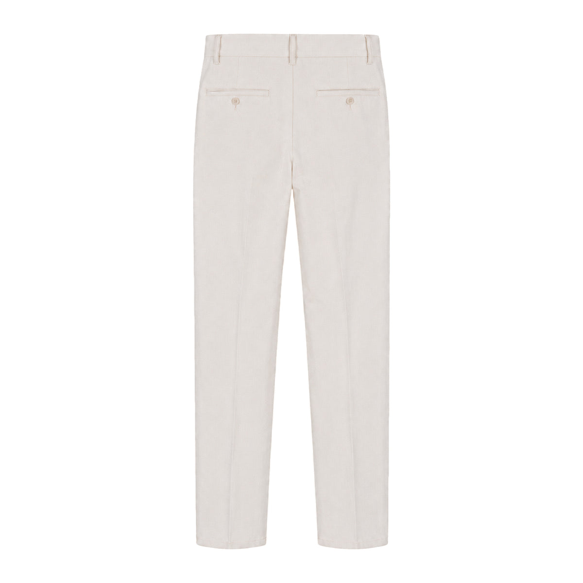 White - Back - Boss Mens Straight Chinos