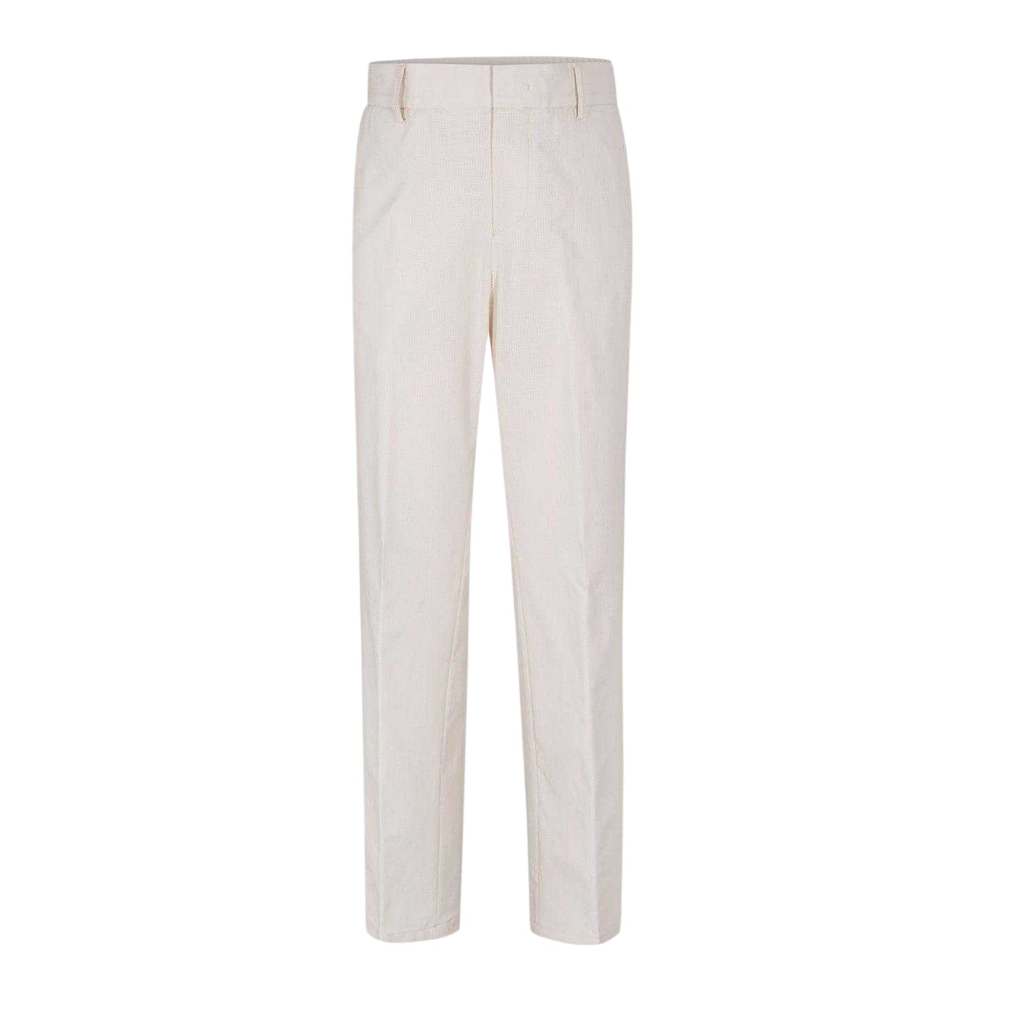 White - Front - Boss Mens Straight Chinos