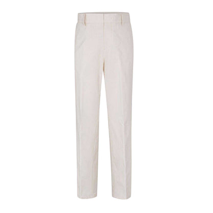 White - Front - Boss Mens Straight Chinos